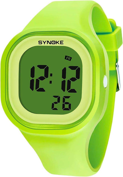 Gosasa Male and Female Digital Sports Watches LED Electron 50m Waterproof Luminous Silicone Watch...