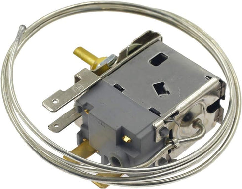 2Pcs Universal Fridge Freezer Refrigerator Thermostat WPF24-L Temperature Control 250V/5(4) A 125V/8(6) A - (Type: 2Pin/Fixed in The Middle)......