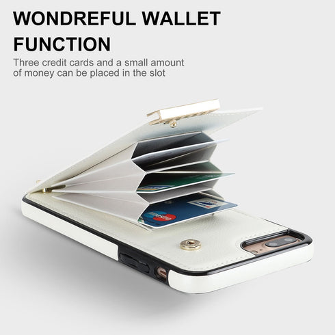 Asuwish Phone Case for iPhone 7plus 8plus 7/8 Plus Wallet Cover with Tempered Glass Screen Protector and Leather Purse Credit Card Holder Slot Cel...