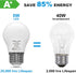 ORALUCE A15 LED Bulb 5 Watts Warm White 3000K,40W Equivalent Table Lamp Bulb, E26 Standard Screw Base G45 Shape Small Light Bulbs for House lighti...