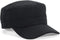 Adjustable Unisex Flat Top Twill Classical Baseball Cap Military Hat 22-23.6 in Cadet Cap...