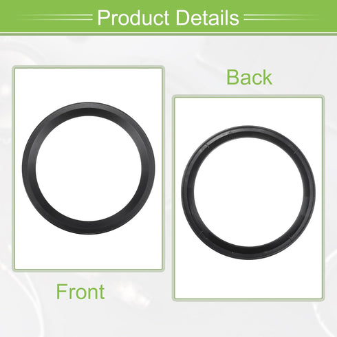 ACROPIX Universal 6.5" Subwoofer Speaker Rings Cover Spacers Speaker Audio Decorative Circle without Mesh Grille ABS Black - Pack of 2......