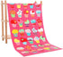 Microfiber Beach Towel Set Oversized Large Quick Dry Soft Thin Sand Free Cute Ice Cream Design 30×60 inch Beach Towels for Kids Women Men Pool Swi...