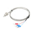 MECCANIXITY PT100 Thermocouple Temperature Sensor M10 Screw Temperature Probes 3.3ft -50 to 200°C(-58 to 392°F)...