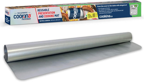 Parchminum Reusable Presentation and Cooking Mat - 100% Non-Stick, Easy to Clean Cooking Sheet for Gas, Electric, Toaster and Convection Ovens...