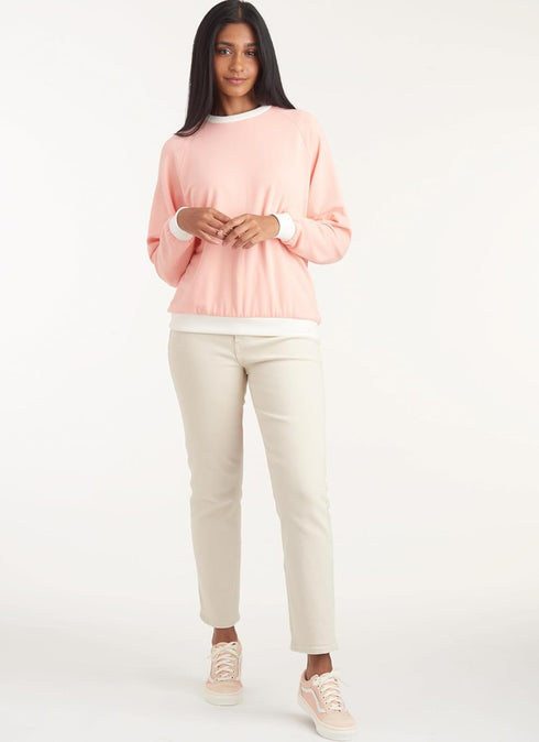 Simplicity Unisex Raglan Pullover Shirts Sewing Pattern Packet, Design Code 6580, Sizes XS-S-M-L-XL, Multicolor...