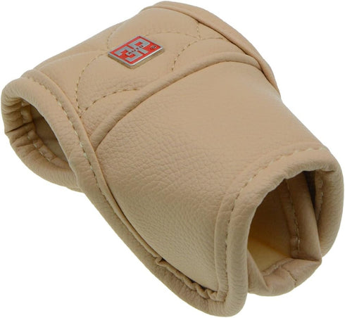 Universal Manual Automatic Car Auto Gear Shift Knob Cover Boot Sleeve Beige...