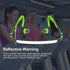 Mucro Running Headphones Wired Neckband Earbuds Over Ear Sports Earbuds Foldable Wrap Around Earphone for Night Jogging Workout - with Carry Case....