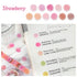YUBBAEX Fruits Candy 9/16" Dot Washi Tape Set Round Stickers 300 Dots of 3 Rolls for Journal Planner Scrapbooking (Summer Fruit)...