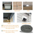 Steel Wool Mice Control, 2 Pack 3"x10 Ft Hole Filler, Gap Blocker, Barrier, Protect Against Animals in Holes Holes, Siding, Pipeline, Vents for Ga...