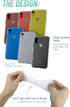 Smartish iPhone XR Clear Case - Nudist Frosted Clear - Protective Slim Grip Shock Resistant Cover (Silk) - Nothin' to Hide...