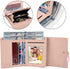 FT FUNTOR RFID Wallets for Women, Leaf Card Holder Trifold Ladies Wallets Coins Zipper Pocket with ID Window Green...