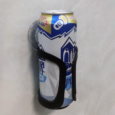 Beer Can Bottle Holder, Shower Drink Holder, Bathroom Cup Holder for All Canned Bottle Beer Wine Drink, Wall Suction Up Holder, Shower Accessories...