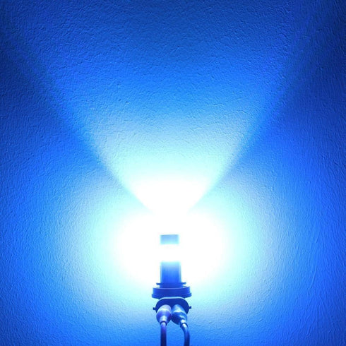 Alla Lighting H8 H16 H11 LED Fog Lights Bulbs, 8000K Ice Blue 2800 Lumens Xtreme Super Bright COB-72 SMD 12V DRL Replacement...