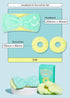 I DEW CARE Face Wash Headband & Scrunchie Set - Perfect Spa Pair | Head band for Face Washing & Skincare, Soft & Fuzzy, Teen Girls Cute Stuff, Bow...