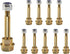 10pcs 532179828, 532187494, 532188243, 532192090, 588077501, 601001986 Shear Pin Bolt and Nut for Husqvarna,AYP Snow Throwers...