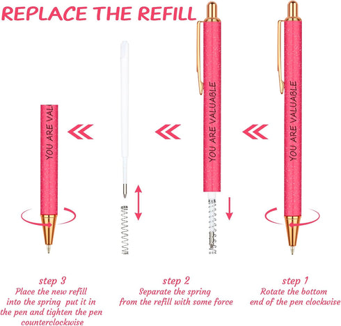 Thank You Gifts for Women, Teacher Appreciation Gifts, Cool Fancy Pens for Women, Employee or Coworker, Nurse Pens, Journaling Pens, Cute Pen Set ...