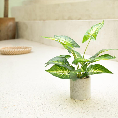 Velener 1Pc Faux Plant Indoor in Plant Pot 16"- House Plant for Farmhouse Kitchen Decor Living Room Accessories Home Office Cubicle Bookshelf Gues...