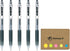Pilot Juice 038 Retractable Gel Ink Pen, Ultra Fine Point, 0.38mm, Black Ink, 5-Pack, Sticky Notes Value Set...