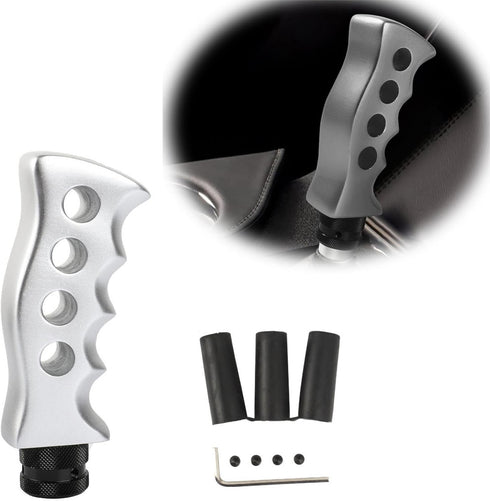 1 PC Car Personalized Shift Knob, Creative Four-Hole Handle Shape Manual Gear Shift Headband M8/M10/M12 Adapter, Universal Decorative Modification...