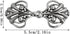 Shawl Clip 4 Pairs Cape or Cloak Clasp Fasteners Sew On Hooks and Eyes Cardigan Clip...
