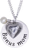 O.RIYA Bonus Mom Stepmom Gifts Special Mom Mother's Day Gift Charm Necklace Gifts For Mom...