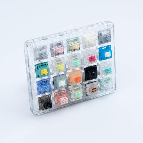 GATERON Keyboard Switches Tester, Magnetic Jade Baby Kangaroo 2.0 Smoothie Melodic INK Wall Stem Box Black Pink Key Switches for MX Mechanical Key...