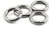 JCBIZ 6pcs Zinc Alloy Round Spring Snap Hooks Clip DIY Accessories for Handbag Purse Shoulder Strap Key Chains,20mm/0.78in Inner Diameter Circle M...