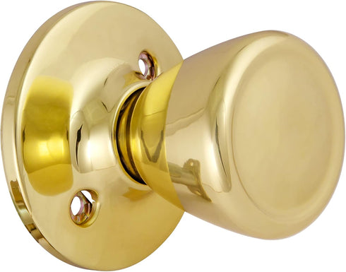 Design House 782730 Tulip Passage Hall and Closet Door Knob Polished Brass...