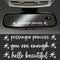 3 Different Cute Stickers for Car Window Rearview Mirror - Passenger Princess Sticker - You are Enough Decal - Hello Beautiful Funny Girl Car - Ac...