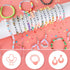 Praisebank Clay Beads, 2000pcs Pink Clay Beads,Bracelet Making, Polymer Clay Beads, Beads, Clay Beads for Bracelets Making, Beads for Jewelry Maki...