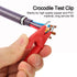Folders Safety Test Clips 10pcs /Set P2002 20A 5 Colors 4mm Banana Jack Safety Test Clip for Multimeter 380V...