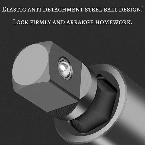 3 Pcs Universal Joint Swivel Socket Adapter Set,1/4",3/8"& 1/2"Drivers, Impact Universal Joint?U-Joint Drive Impact Grad Wobble Socket Wrench Set?...