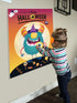 Funnlot Halloween Party Games for Kids Halloween Game Pin The Eye on The Monster Game Activities Hallowee n Pin The Tail Games...