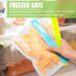 Reusable Food Storage Bags - 10 Pack Dishwasher Safe Freezer Bags, BPA Free Silicone, Leakproof for Marinate Salad Fruit Travel - 5 Sandwich 5 Sna...