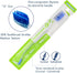 Orthodontic V-Shaped Toothbrush - Medium Bristle, Tongue Cleaner, Interproximal Head Ideal for Ortho Braces Cleaning, Double Extreme Toothbrush,1 ...