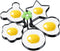 Stainless Steel Egg Molds, 5 Pack 3.5 Inch Different Shape Silver Egg Ring Molds for Cooking and Griddle of Egg, Flapjack, and Bread and Chocolate...