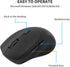 BQSS Wireless Mouse Computer Mouse with USB Receiver 2.4G PC Mouse for Laptop Macbook Mouse Durable Chromebook Mice with Adjustable DPI Black...