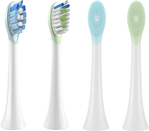 Replacement Toothbrush Brush Heads Compatible with Philips Sonicare Electric Toothbrushes, for Snap-On System, Precision Cleaning Head, 10 Pack (B...