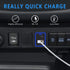 Car Charger PD QC3.0 Fast Charge Type c USB Port Socket Phone Fast Charging, with LED Light Show, for Toyota?Blue-1.3x0.9inch?...
