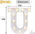 Pooqla LED Marquee Letter Lights Sign, Light Up Alphabet Letter for Home Party Wedding Decoration U...