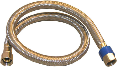 LASCO 10-0960 24-Inch Dishwasher Water Supply Line, Braided Stainless Steel, X 3/8-Inch Femal Compression, 1-Pack, Assorted...