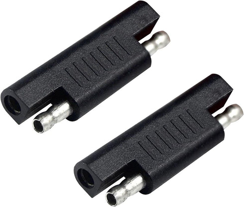 SAE Polarity Reverse Adapter Connector 2 Pin SAE Polarity Switching Adapter SAE Quick Disconnect Plug For SAE To SAE Extension Cable Solar Panel A...