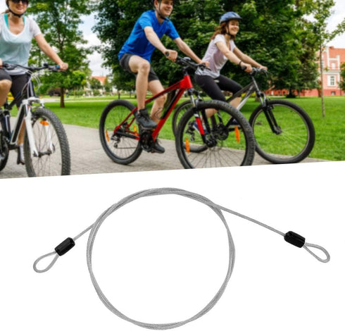 Yctze Scooter Security Lock, Cycling Sports Internal Steel Wire and External Plastic Loop Cable, Thin Chain for Outdoor Security, Bike Accessories...