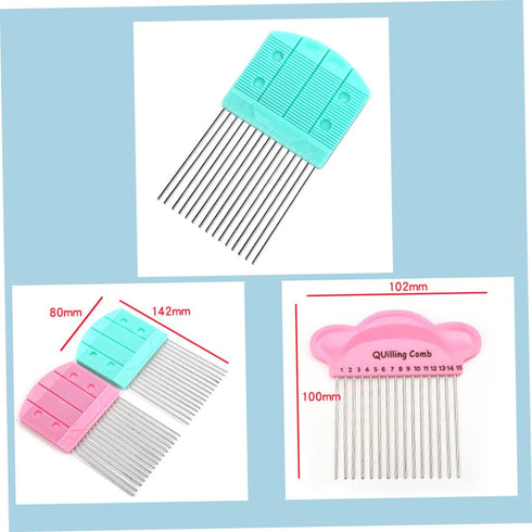 EXCEART 1pc Quilling Comb for Paper Quilling Tool Quilling Kits Quilting Supplies Paper Quilling Combs Quilling Supplies Quilling Board Paper-Roll...