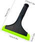 Super Flexible Silicone Squeegee, Auto Water Blade, Water Wiper, Shower Squeegee, 5.9'' Blade and 7.5'' Long Handle, for Car Windshield, Window, M...
