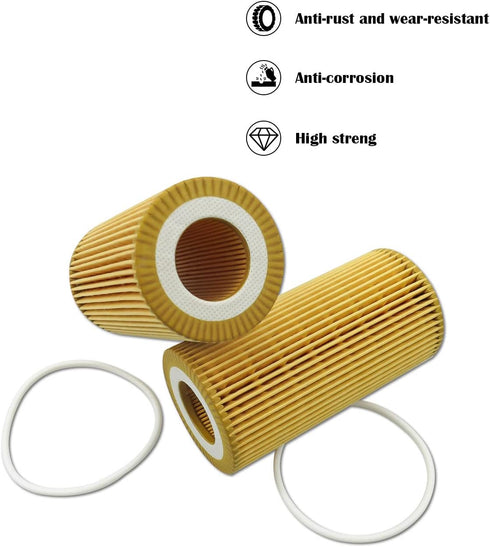 8692305 Oil Filter Element Fits for Volvo Penta Marine 2 Pcs Engine Oil Filter Insert Element with Seal...