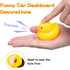 wonuu Rubber Duck Car Ornaments Yellow Duck Car Dashboard Decorations with Propeller Helmet...