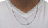 925 Sterling Silver chain 3.5MM, 4.5MM, 5.5MM, 6.5MM, 8MM,9MM,10.5MM,12MM Solid Flat Mariner Link Chain Necklace- Silver Necklace Chain, Men and W...