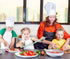 Kids Knife Set 5 Pcs Toddler Safe Knives Plastic Child Friendly Knife with Crinkle Cutter BPA-Free Serrated Edges Kitchen Tools for Real Cooking a...